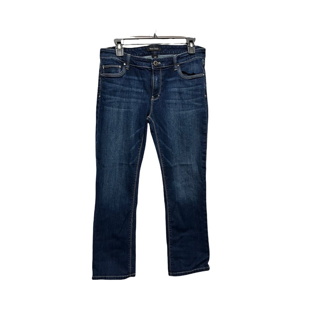 White Black House Market jean size: 10 Crop legs